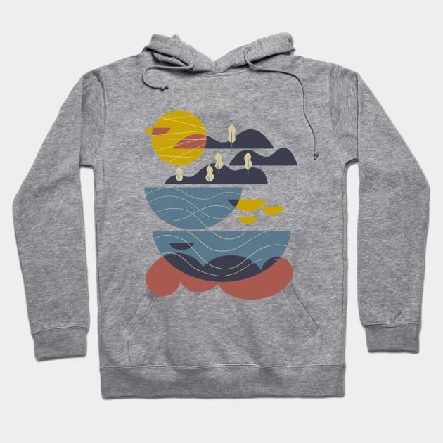 Calm At Sea Hoodie by Renea L Thull